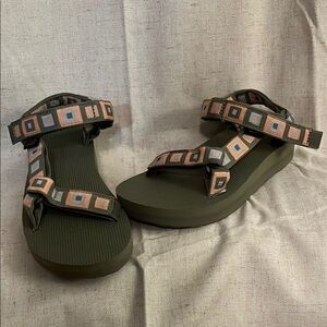 Teva Sandals with Geometric Straps